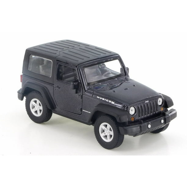 Jeep Wrangler Rubicon Hard Top, Black - Welly 42371H-D 