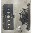 thumbnail image 2 of Home Wall Decor,Gothic Spider Web Floating Wall Shelf, Black Hollow Cutout Wall Mount Display Rack, Halloween Decor Hanging Shelf with 3 Styles, 2 of 9