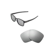 Walleva Titanium Polarized Replacement Lenses for Oakley Latch SQ Sunglasses