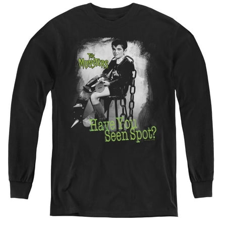 The Munsters - Have You Seen Spot - Youth Long Sleeve Shirt - Large