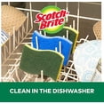 thumbnail image 3 of Scotch-Brite Heavy Duty Scrub Sponge - Household Cleaning, Green - 6 Sponges, 3 of 5