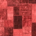thumbnail image 1 of Ahgly Company Machine Washable Indoor Square Abstract Red Modern Area Rugs, 6' Square, 1 of 4