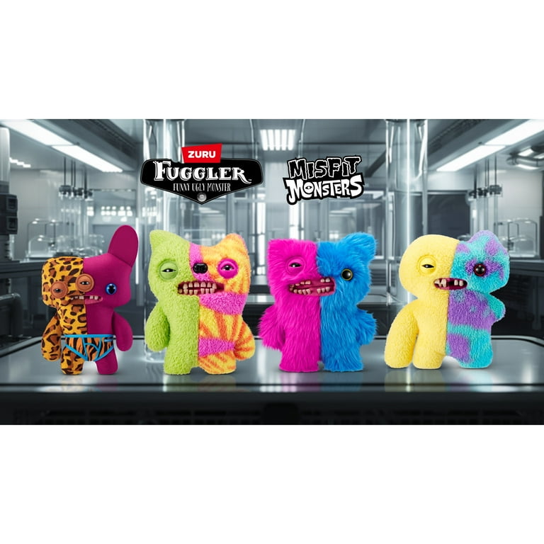 Fuggler Misfit Monsters 9 inch (Wide Eyed Boogah - Black & White