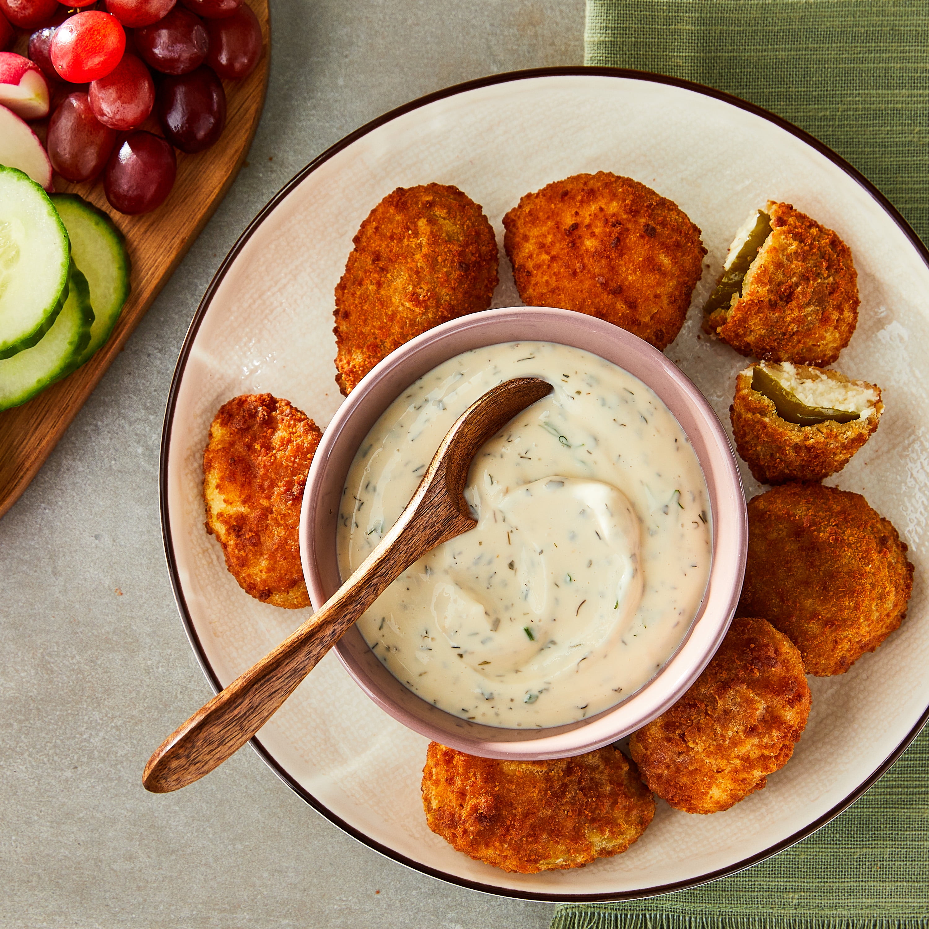 Great Value Cream Cheese Stuffed Jalapeno Peppers Appetizer, 8 oz Carton (Frozen)