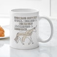thumbnail image 3 of CafePress - Unicorns Support Spinal Diseases & Disorders Mugs - 11 oz Ceramic Mug - Novelty Coffee Tea Cup, 3 of 4