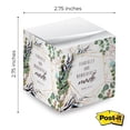 thumbnail image 3 of Religious Sticky Note Cube / 2.75" Memo Block Printed On 4 Sides / Modern Floral Christian Design, 3 of 6