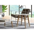 thumbnail image 2 of Utopia 19.68" High Square End Table With Splayed Wooden Legs in White Gloss, 2 of 3