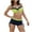 #0182-Green, variant on Women Fashion Two Piece Bikini Set with Boyshorts Wireless Padded Solid Sporty Bathing Suit for Beach Pool Party Leisure Wear