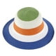 thumbnail image 1 of Sombrero de 56-58cm de circunferencia, sombrero de paja para mujer, sombrero para el sol de verano, sombrero de playa junto al mar, sombrero de arcoíris de ala grande con cúpula, 1 of 6