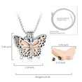 thumbnail image 7 of Personalized Engrave Butterfly with Mini Urn Cremation Jewelry for Ashes Holder Urn Necklace for Ashes of Loved One, 7 of 7