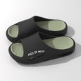 thumbnail image 4 of Mens Slippers,Men Non- Massage Soft Sole Slippers for Home Indoor Use,Slippers for Men,Black,7, 4 of 6