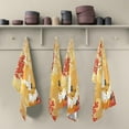 thumbnail image 5 of GZHJMY Japanese Crane Flower Yellow Kitchen Towels Dish Bar Tea Towel Dishcloths Set of 4 Super Absorbent Soft 18 x 28 inches, 5 of 7