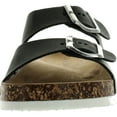 thumbnail image 3 of Womens Michiko-01 Double Strap Buckle Casual Sandals, 3 of 4