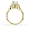 thumbnail image 5 of Unique Moments 2.5 ct Lab Grown Cushion Cut Diamond Engagement Ring 10K Yellow Gold, 5 of 5