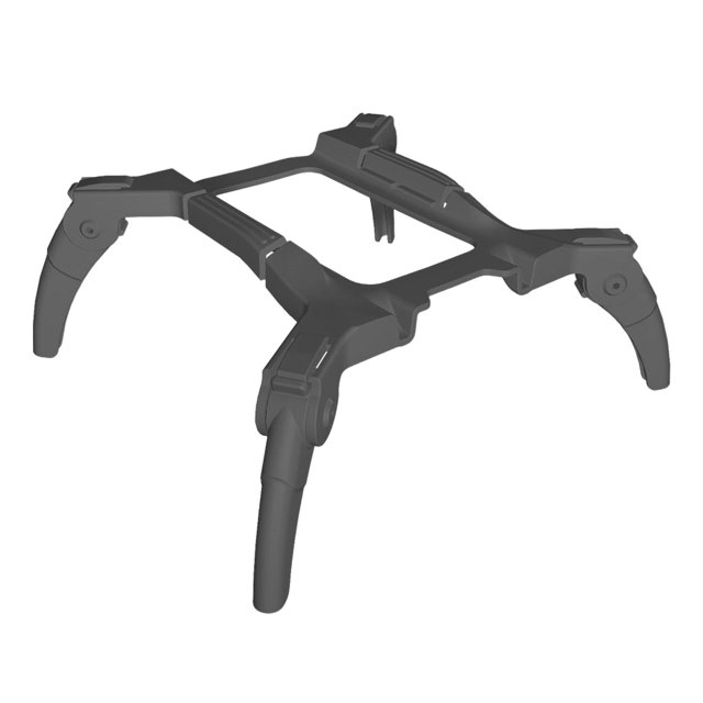 Mini Landing Gear Extender Pies Soporte Plegable Protector Zulema Plástico Gris