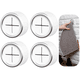 thumbnail image 1 of 4 Ganchos Toalla Adhesivos Circulares Elegantes Autoadhesivo, 1 of 8