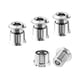 thumbnail image 1 of Soidarity Tornillo de aleación para bicicletas de 4 piezas, tornillos universales para fijación de bicicletas, tornillos de rueda de cadena, piezas de Ciclismo Tipo 9 Soidarity OD025072-09, 1 of 6