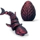 thumbnail image 2 of Sharks Ornament Fish Tank Coffee Table Ornament All Joint Movable Standing Small Gift, 2 of 5