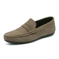 thumbnail image 6 of Men's Driving Penny Loafers Suede Moccasins Slip On Casual Dress Boat Shoes, 6 of 8