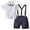 A72-Blue, variant on Toddler Baby Boy Clothes For 2t 3t Boys Cute Summer Short Sleeve T Shirt Tops Shorts Clothes Sets Baby Boy Outfits 4t 5t 6t 7t Children,Crewneck 18-24 Months