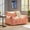Pink, variant on Velvet Bean Bag Chair with Arms - Navy Blue, Plush Lounge Floor Sofa with Back Support for Adults & Kids, Removable Washable Cover, High-Density Foam Filled