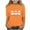 Orange, variant on Bnwani Halloween Long Sleeve Toddler Shirt Black Crew Neck Casual Printed Tops 3-4t