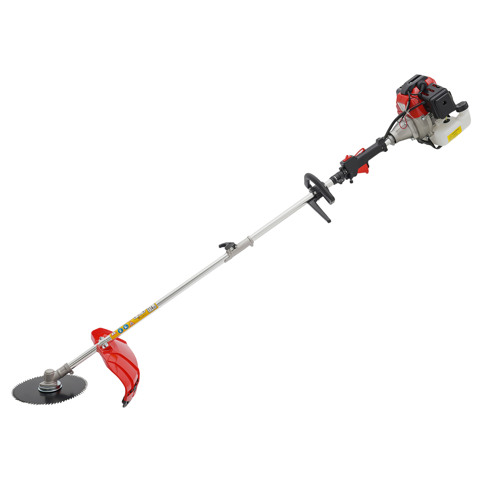 52CC Gas String Trimmer 2-Stroke Brush Cutter Straight Shaft Weed Eater Versatile and Durable Gardening Tool Mower with Diaphragm-type Carburetor Side-Attached Carrying Type