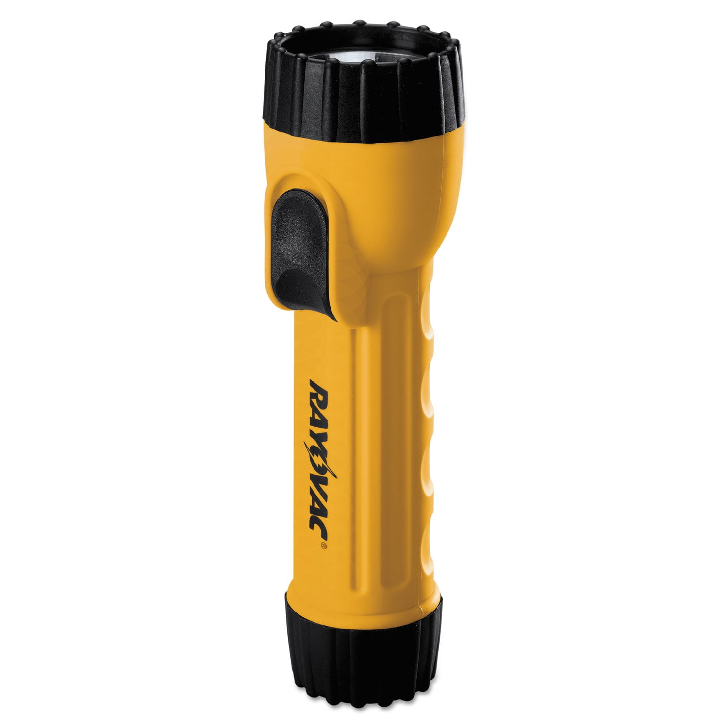 Industrial Tough Flashlight, Krypton Bulb, Yellow/Black