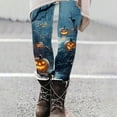 thumbnail image 4 of Wowcloth Women's Brushed Christmas Halloween Ankle Length Seasonal Printed Leggings S-XL, 4 of 7