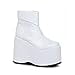 thumbnail image 3 of Ellie Shoes E-500-Frank Men Platform Ankle Boot M / White, 3 of 3