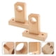 thumbnail image 3 of 2-Pack Natural Wood Curtain Rod Brackets\nSturdy Wall-Mounted Support Hook, 3 of 5