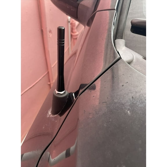 4" inch Short Black Aluminum Antenna Mast AM/FM for KIA SORENTO 2003-2009 New