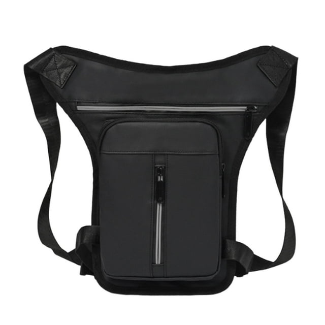 Bag de la cintura Multifunción Multifunción Fanny Pack para viajar al aire libre mochilero Negro