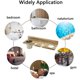 thumbnail image 5 of Estante de madera para baño | Organizador de pared con ventosa | Soporte resistente para cucharas y palas, sin perforaciones | Estante multifuncional que ahorra espacio para baño, cocina, artículos, 5 of 6