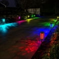 thumbnail image 6 of JSOT 6 Pack Solar Pathway Lights Outdoor, 2 Lighting Modes Solar Landscape Lights, Colored Changing Christmas LED Lights Yard Patio Walkway Lawn Garden, 6 of 6
