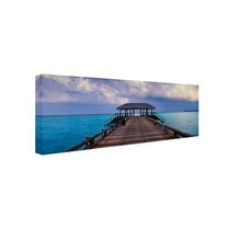 Trademark Fine Art "Dock of the Bay" Canvas Art by David Evans