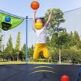 thumbnail image 3 of GARENDE Kids Basketball Hoop with Pump and Mini Ball for Trampoline Basketball Goal Easy Install Basketball Stand for All Ages with 3pcs balls, 3 of 8