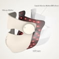 thumbnail image 4 of Fykuq Red Light Therapy Mask for Face, LED Face Mask with 1064nm Wavelength, 288 LEDs, Wireless Rechargeable Silicone Device for Facial Care, Smoother Looking Skin, Even Tone & Radiant Appearance, 4 of 6