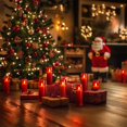 thumbnail image 2 of Juego de 9 velas rojas LED sin llama Amagic con mando a distancia, 2 of 7