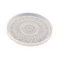 thumbnail image 3 of Posavasos de silicona para manualidades,Posavasos de silicona para modelar resina epoxi,Bandeja de silicona para posavasos DIY,modelo de decoración artesanal,Posavasos decorativo para hacer, 3 of 8
