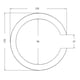thumbnail image 4 of Calcomanía Adhesiva de Agujeros de Sonido de 4 Piezas para Accesorios de Instrumentos Musicales de Guitarra Acústica, 4 of 5