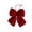 Wine red, variant on Burgundy Red Velvet Christmas Bows, Small Christmas Bows Xmas Decorative Ties, Bow Ornaments Wreaths Twist-Tie Bows for Gift-Wrapping, Festive Winter Decor, Home Party,Wine red,S