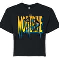 thumbnail image 3 of Marvel Wolverine - Logo - Juniors Cropped Graphic T-Shirt, 3 of 5