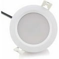 thumbnail image 3 of Panel de techo empotrado para baño y dormitorio, blanco brillante de 6000 K, CA 220 V-240 V, uso en interiores y exteriores, paquete individual, luz descendente LED impermeable IP65 de 9 W, 3 of 5