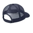 thumbnail image 3 of Port Authority Adult Adjustable Cotton/Polyester Mesh Back Cap True Navy C911 OSFA, 3 of 4