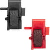 New Industrias Kores Ink Rollers, F/Calculator, 1 Black/1 Red, 2/Pack , Each