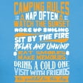 thumbnail image 3 of CafePress - Camping Rules T Shirt - Women's Traditional Fit Dark T-Shirt, 3 of 4