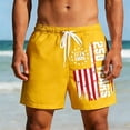 thumbnail image 2 of Mens Swim Trunks USA Independence Day Patriotic 4th of July 250th Anniversary Beach Shorts Quick Dry Board Shorts, 2 of 4