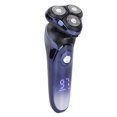 thumbnail image 4 of Afeitadora de barba eléctrica, 3 cuchillas, resistente al agua, recargable por USB, recortador de pelo de nariz, cortadora de pelo, 4 of 8