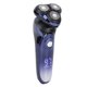 thumbnail image 4 of Afeitadora de barba eléctrica, 3 cuchillas, resistente al agua, recargable por USB, recortador de pelo de nariz, cortadora de pelo, 4 of 8